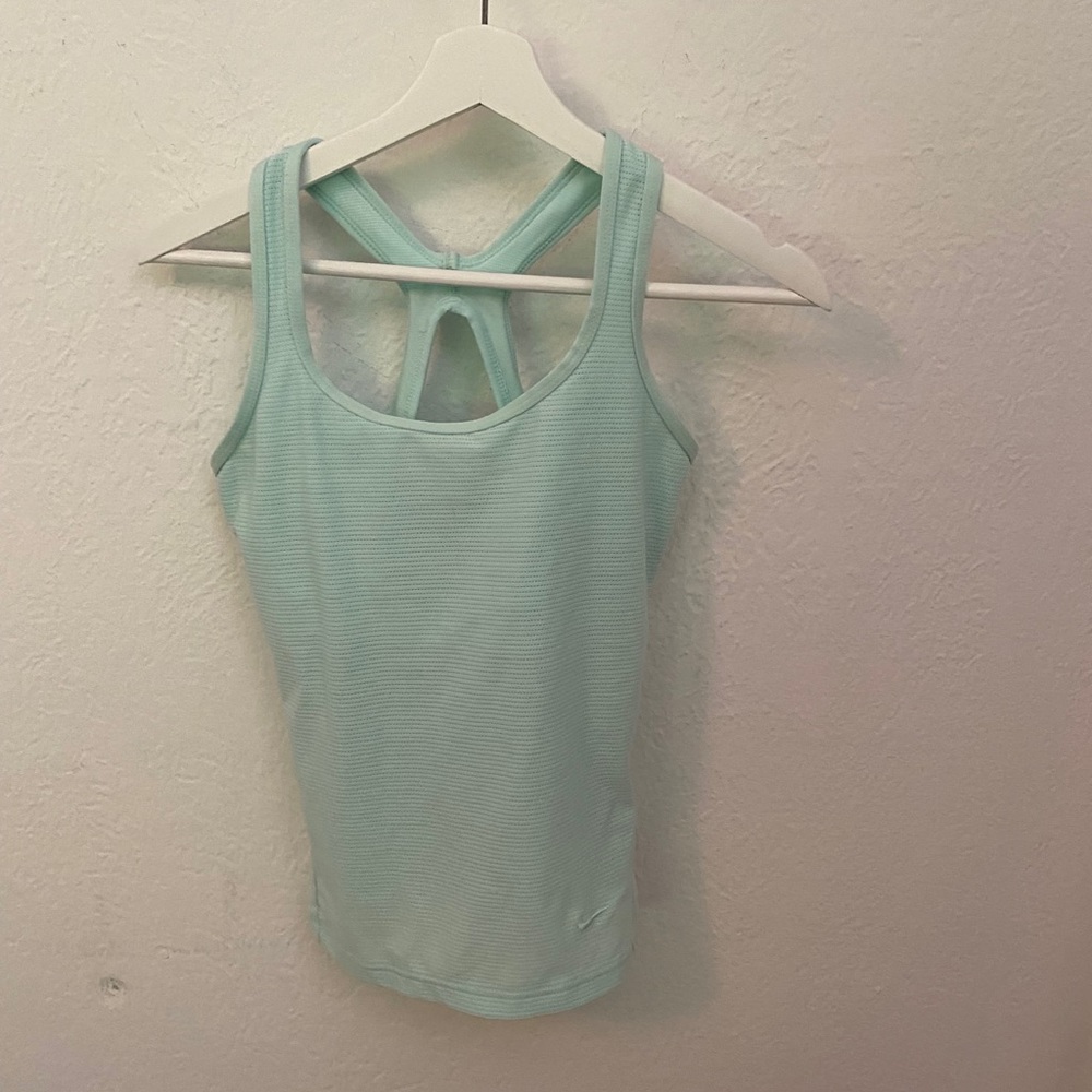 Nike exercise shirt seafoam Green size small - Picture 2 of 5